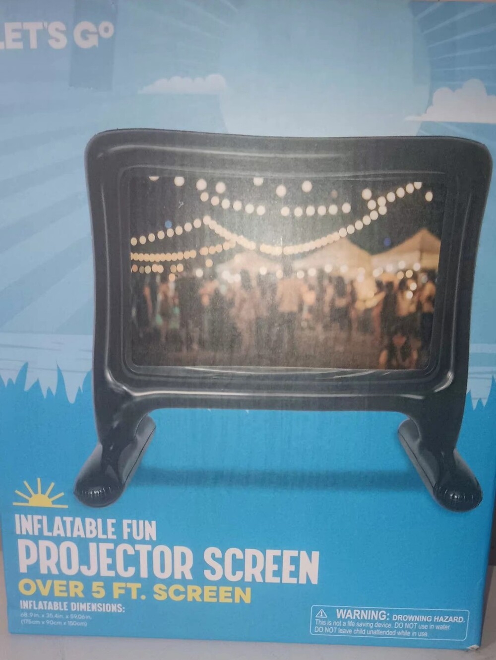 Inflatable Projector Screen - Black - Picture 6 of 7